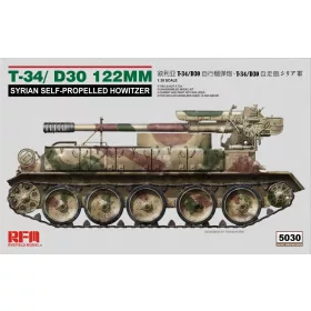   RFM5030 T-34/D30 122mm Syrian Self-Propelled Howitzer 1/35 harckocsi makett
