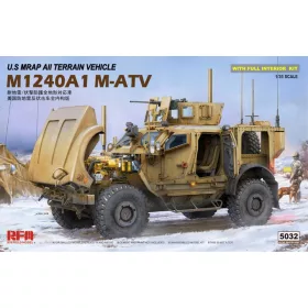   RFM5032 U.S MRAP All Terrain Vehicle M1240A1 M-ATV With full interior 1/35 harcjármű makett