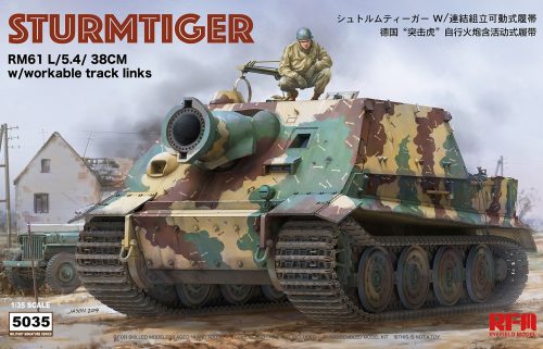 RFM5035 Sturmtiger RM61 L/5.4/38cm 1/35 harckocsi makett
