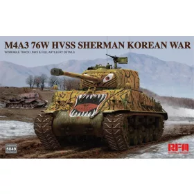   RFM5049 M4A3 76W HVSS Sherman Korean War 1/35 harckocsi makett