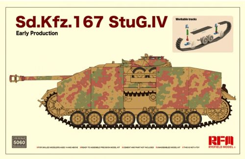RFM5060 German Sd.Kfz. 167 StuG IV Early Production 1/35 harckocsi makett