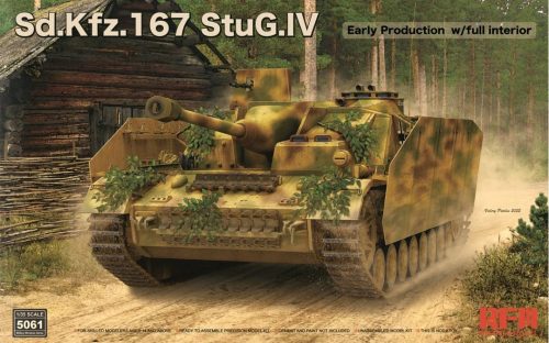 RFM5061 German Sd.Kfz. 167 StuG IV Early Production w/full interior 1/35 harckocsi makett