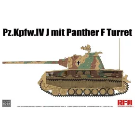   RFM5068 German Pz.Kpfw.IV J mit Panther F Turret 1/35 harckocsi makett