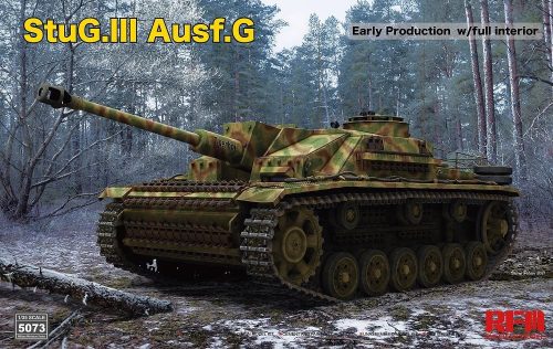 RFM5073 StuG III Ausf. G Early Production w/full Interior 1/35 harckocsi makett
