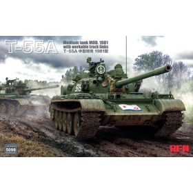 RFM5098 T-55A Medium Tank Mod. 1981 1/35 harckocsi makett