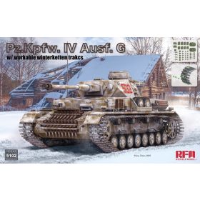   RFM5102 German Pz.Kpfw.IV Ausf.G w/Winterketten 1/35 harckocsi makett