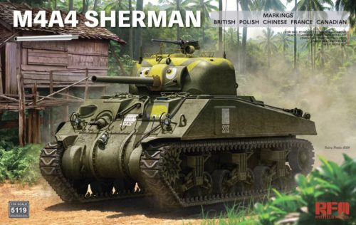 RFM5119 M4A4 Sherman 1/35 harckocsi makett