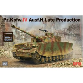   RFM5127 German Sd.Kfz.161/1 Panzerkampfwagen IV Ausf. H Late Production (w/engine & workable track links) 1/35 harckocsi makett