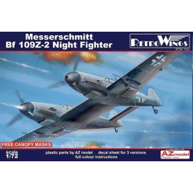   RTW7201 Messerschmitt Bf 109Z-2 Night Fighter repülőgép makett 1/72
