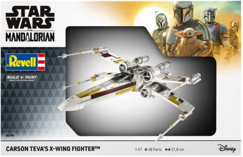 Revell 06790 Star Wars Poe's X-Wing Fighter 1/57 (06790) - BANDAI, űrhajó makett