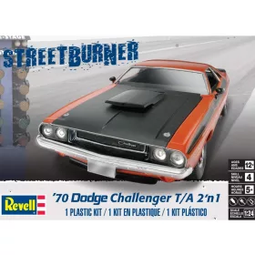 Revell 12596 1970 Dodge Challenger 2'n1 autó makett