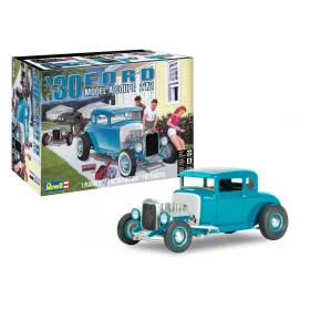   Revell 14464 1930 Ford Model A Coupé 1/25 (14464) autó makett