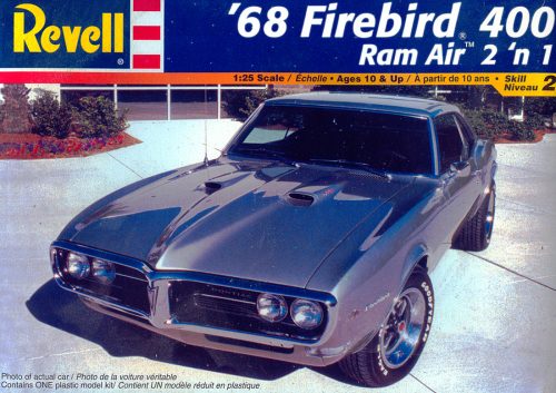 Revell 14545 68 Firebird 400 Ram Air 1/25 (14534) autó makett