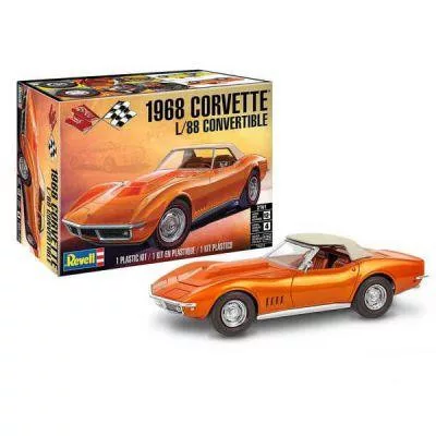 Revell 14572 68 Corvette L-88 Roadster 2in1 (14572) 1/25 autó makett