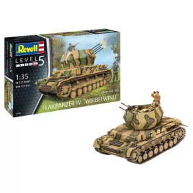   Revell 3296 Flakpanzer IV Wirbelwind 1/35 (3296) harcjármű makett
