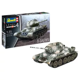 Revell 3319 T-34/85 1/35 (3319) harckocsi makett