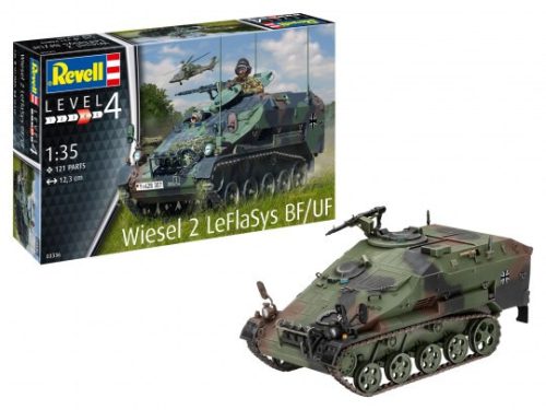 Revell 3336 Wiesel 2 LeFlaSys BF/UF 1:35 (03336) harckocsi makett