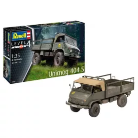 Revell 3348 Unimog 404 S 1/35 (03348) katonai jármű makett