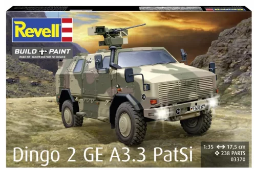Revell 3370 Dingo 2 GE A3.3 PatSi 1/35 (03340) katonai jármű makett