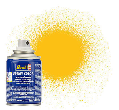 Revell 34115 Spray Color Sárga, matt, 100 ml (34115) spray akril makettfesték