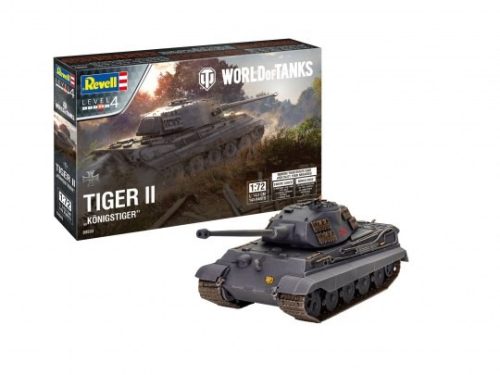 Revell 3503 Tiger II Ausf. B Königstiger 1/72 (03503) (World of Tanks) harckocsi makett