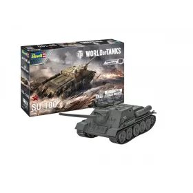   Revell 3507 SU-100 1/72 Easy-Click (03507) (World of Tanks) harckocsi makett