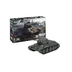   Revell 3510 T-34 1/72 Easy-Click (03510) (World of Tanks) harckocsi makett