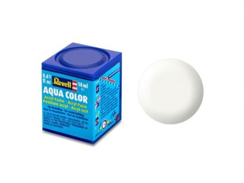 Revell 36301 Aqua Color 301 - Fehér (RAL9010), selyemfényű akril makettfesték