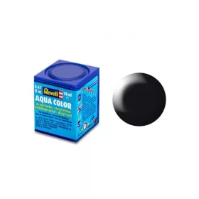  Revell 36302 Aqua Color 302 - Fekete (RAL9005), selyemfényű akril makett festék