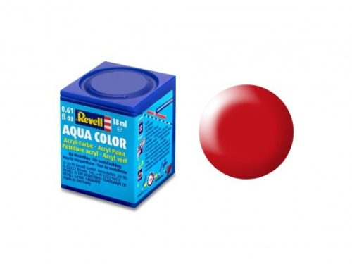 Revell 36332 Aqua Color 332 - Fénylő piros, selyemfényű akril makettfesték
