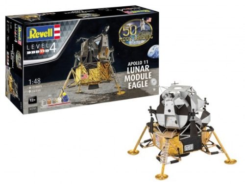 Revell 3701 Apollo 11 Lunar Module Eagle (50 Years Moon Landing) 1/48 (3701) űrhajó makett