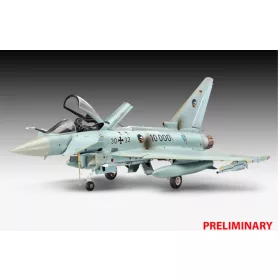   Revell 3757 Eurofighter Typhoon The kit now includes the coveted weapon frame of the 2-seater version 1/32 (03757) repülőgép makett