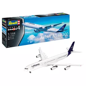   Revell 03803 Airbus A340-300 Lufthansa 1/144 (3803) repülőgép makett