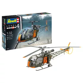 Revell 3804 Alouette II 1/32 (3804) helikopter makett