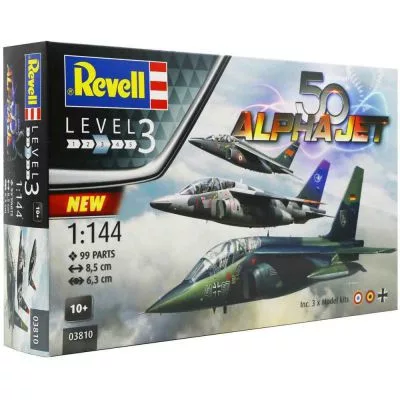 Revell 3810 50th Anniversary Alpha Jet 1/144 (03810) repülőgép makett