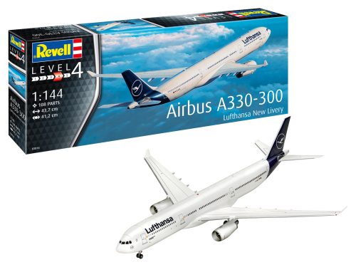 Revell 3816 Airbus A330-300 Lufthansa New Livery 1/144 (03816) repülőgép makett