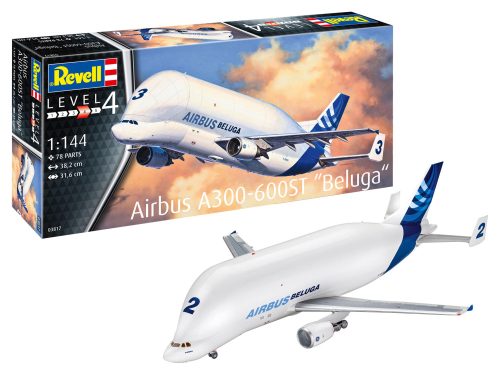 Revell 3817 Airbus A300-600ST Beluga 1/144 (03817) repülőgép makett