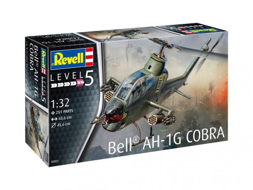 Revell 3821 Bell AH-1G Cobra 1:32 (03821) helikopter makett