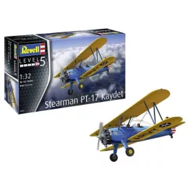   Revell 3837 Stearman PT-17 Kaydet 1/32 (03837) repülőgép makett