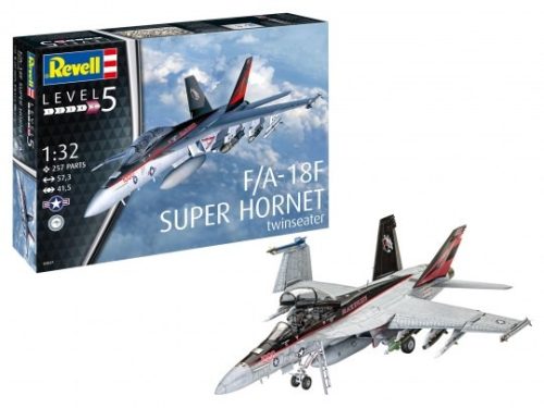 Revell 3847 F/A-18F Super Hornet 1/32 (3847) repülőgép makett