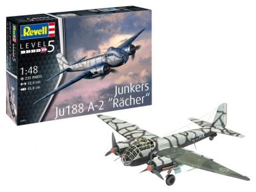 Revell 3855 Junkers Ju188 A-1 Racher 1/48 (3855) repülőgép makett