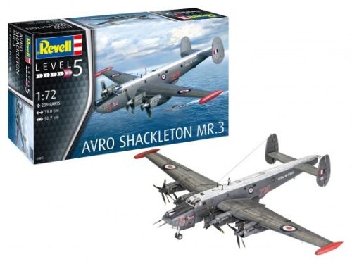 Revell 3873 Avro Shackleton Mk.3 1/72 (3873) repülőgép makett