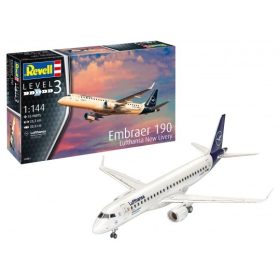   Revell 3883 Embraer 190 Lufthansa New Livery 1/144 (3883) repülőgép makett
