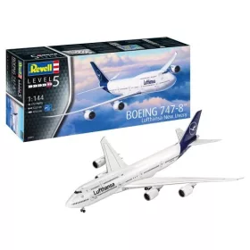   Revell 3891 Boeing 747-8 Lufthansa New Livery makett 1/144 (3891) repülőgép makett