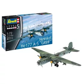   Revell 3913 Heinkel He177 A-5 Greif 1/72 (3913) repülőgép makett