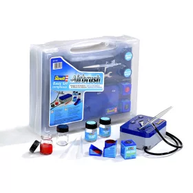   Revell 39199 Basic Set Compressor szórópisztoly, kiegészítőkkel (39199)