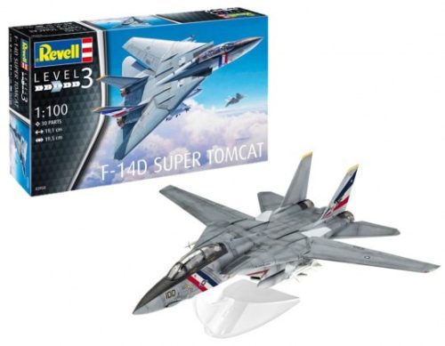 Revell 3950 F-14D Super Tomcat 1/100 (3950) repülőgép makett