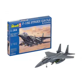   Revell 3972 F-15E Strike Eagle & Bombs 1/144 (3972) repülőgép makett