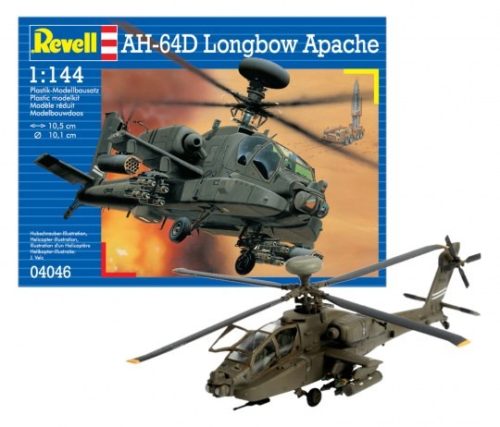 Revell 4046 AH-64D Longbow Apache 1/144 (4046) helikopter makett