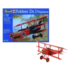   Revell 4116 Fokker Dr. 1 Triplane 1/72 (4116) repülőgép makett